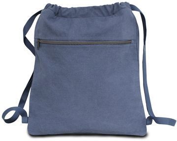 Liberty Bags Seaside Cotton Pigment Dyed Drawstring Bag